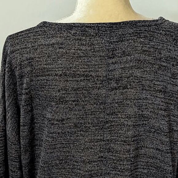 Old Navy heather gray scoop neck long sleeve lightweight sweater L - Picture 5 of 5